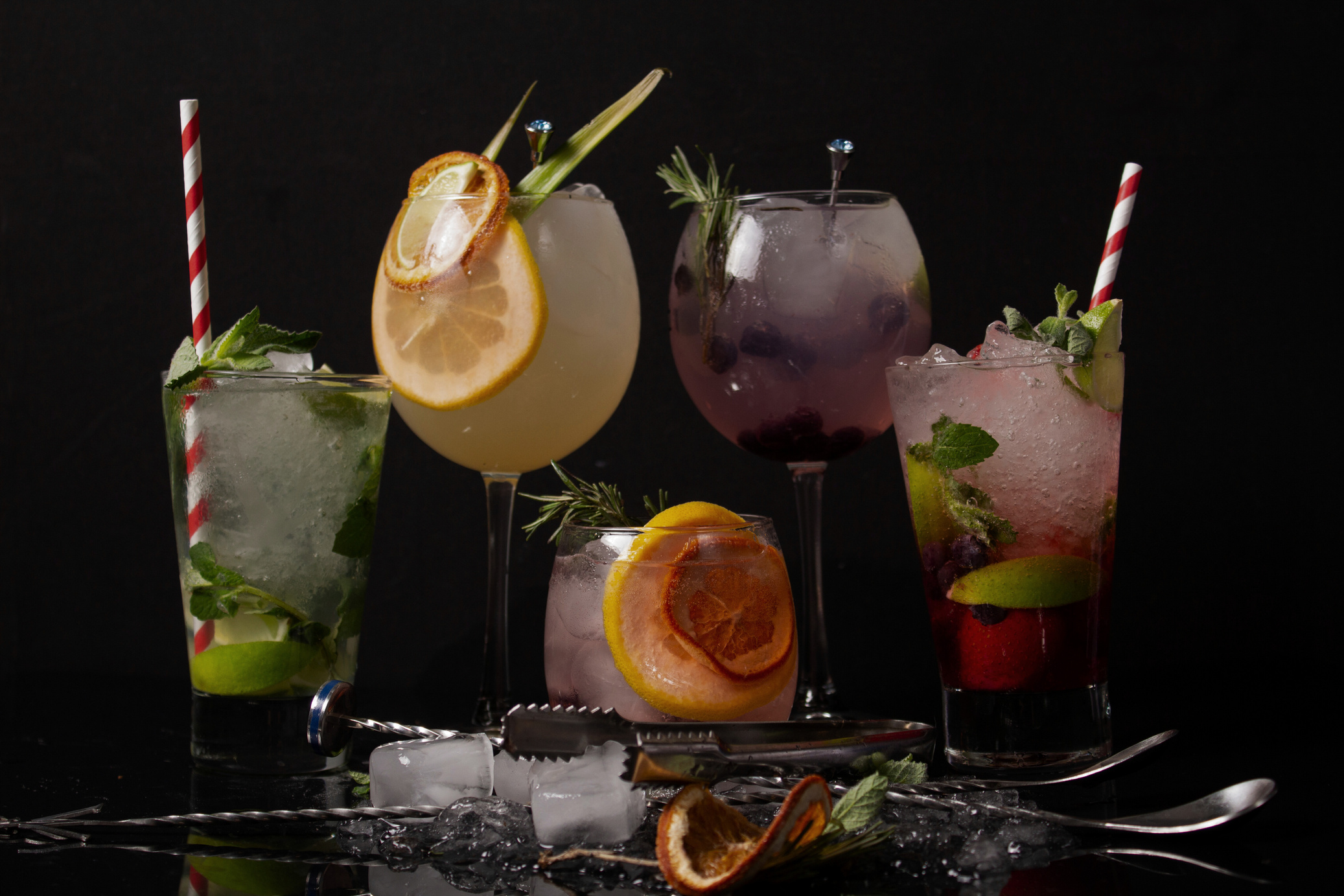 Assorted Cocktail Drinks 