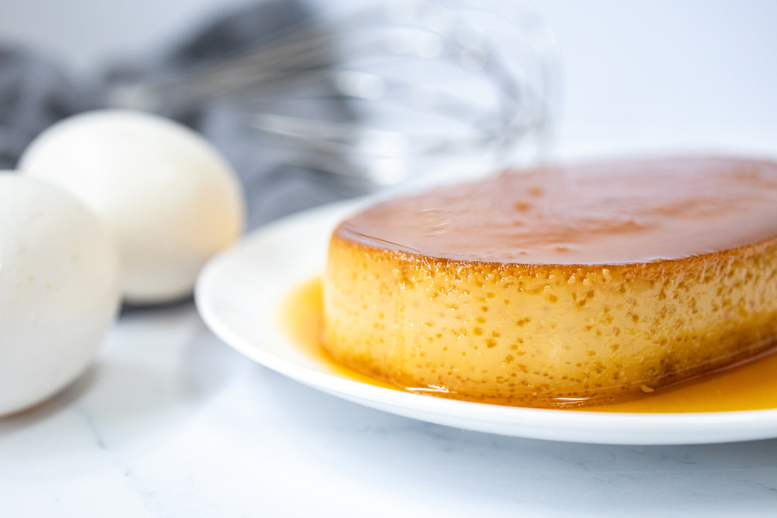 Plate of Sweet Leche Flan